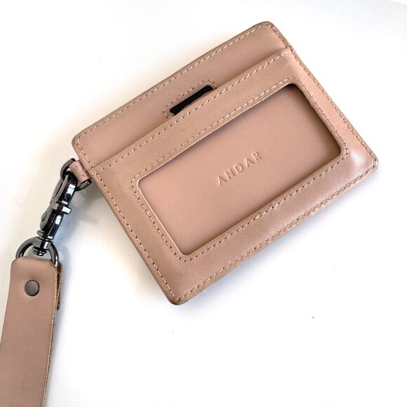 Andar The Denner Wallet Pastel Pink Wristlet Pouch - Picture 3 of 6